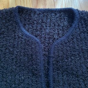 Vtg💙Boucle knit jacket Navy